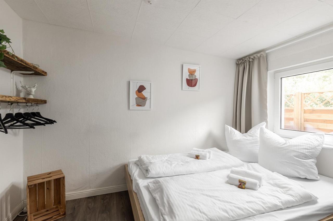 Gemutliches Tinyhouse Bungalow Mit Kamin & Sauna Am See Joachimsthal Extérieur photo