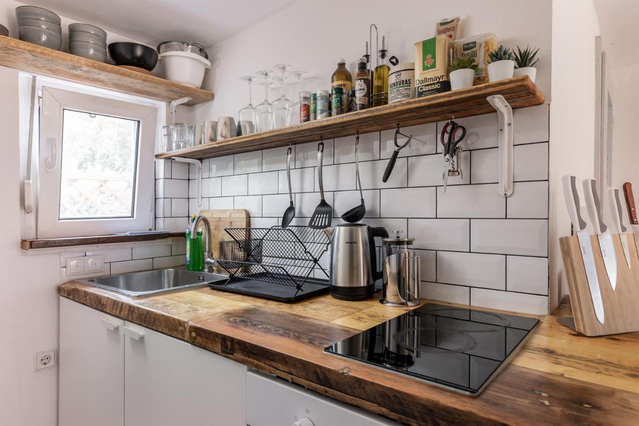 Gemutliches Tinyhouse Bungalow Mit Kamin & Sauna Am See Joachimsthal Extérieur photo