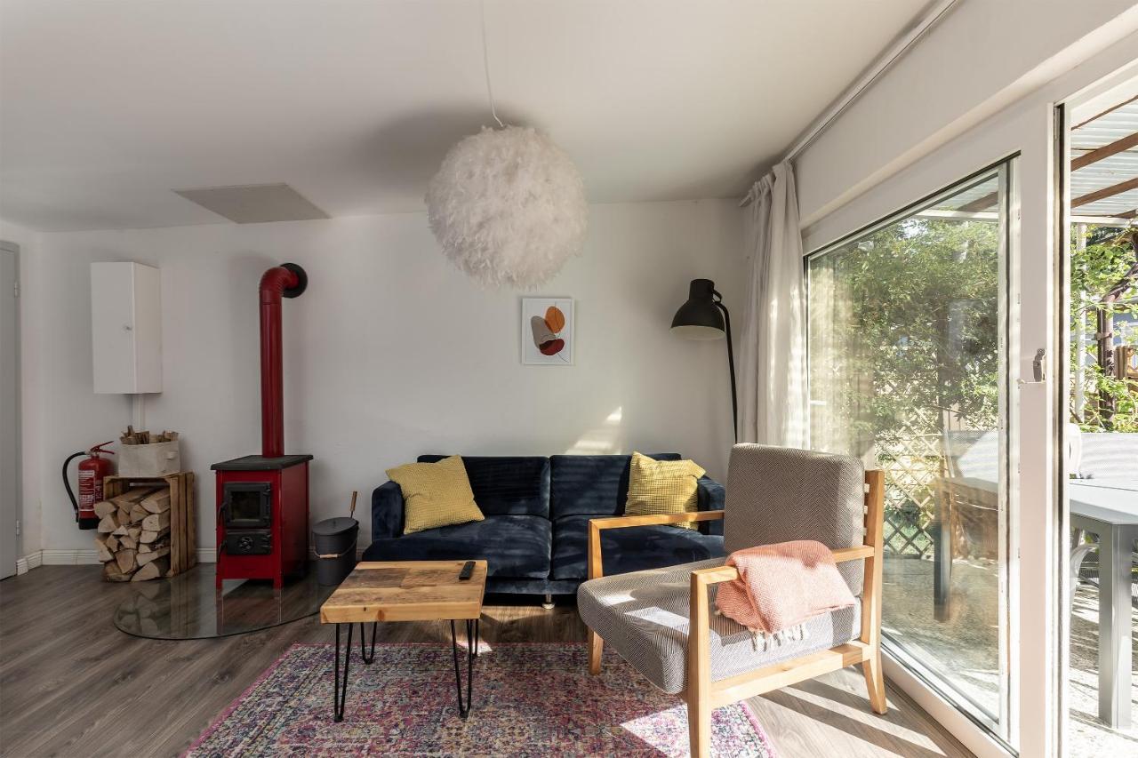 Gemutliches Tinyhouse Bungalow Mit Kamin & Sauna Am See Joachimsthal Extérieur photo